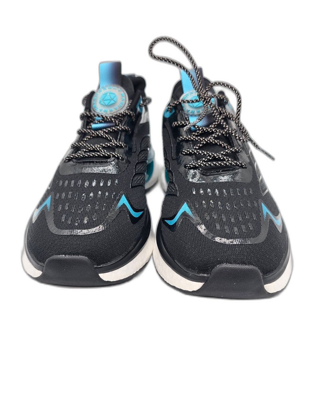 Women’s Athletic Running Shoes - Black & Blue Sz 9(40) Walking Gym Jogging Comfy